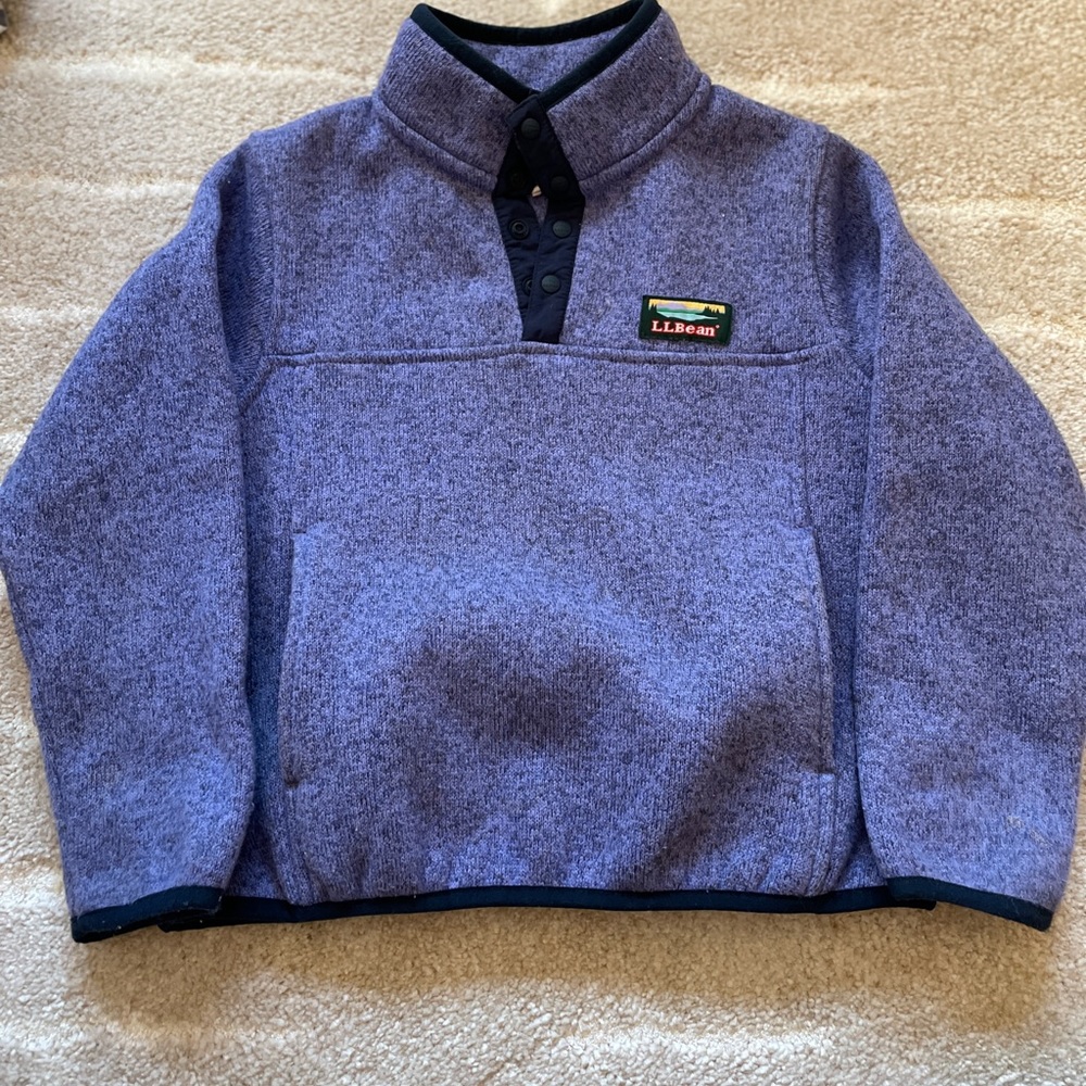 Kids' Quilted Quarter-Snap Pullover, Colorblock